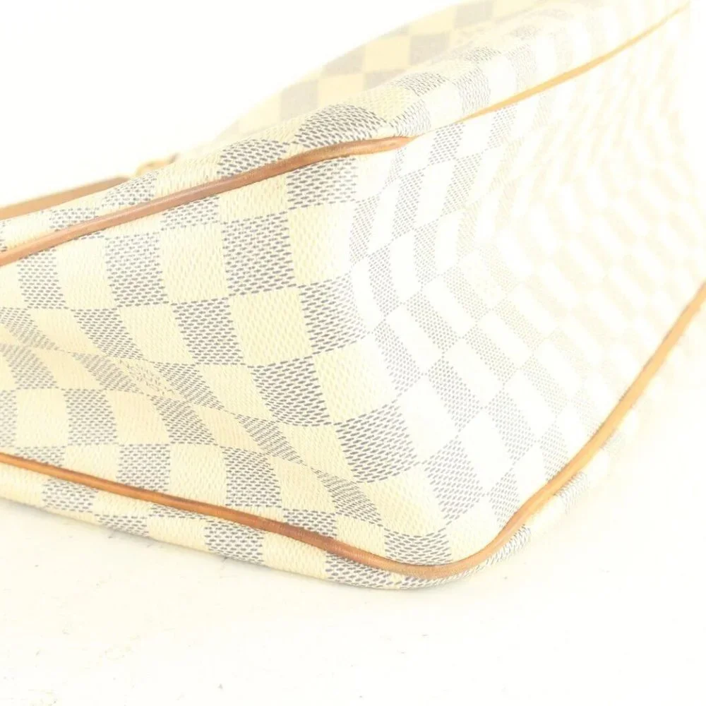 Louis Vuitton Siracusa Shoulder Bag PM White Leather 8LV919k